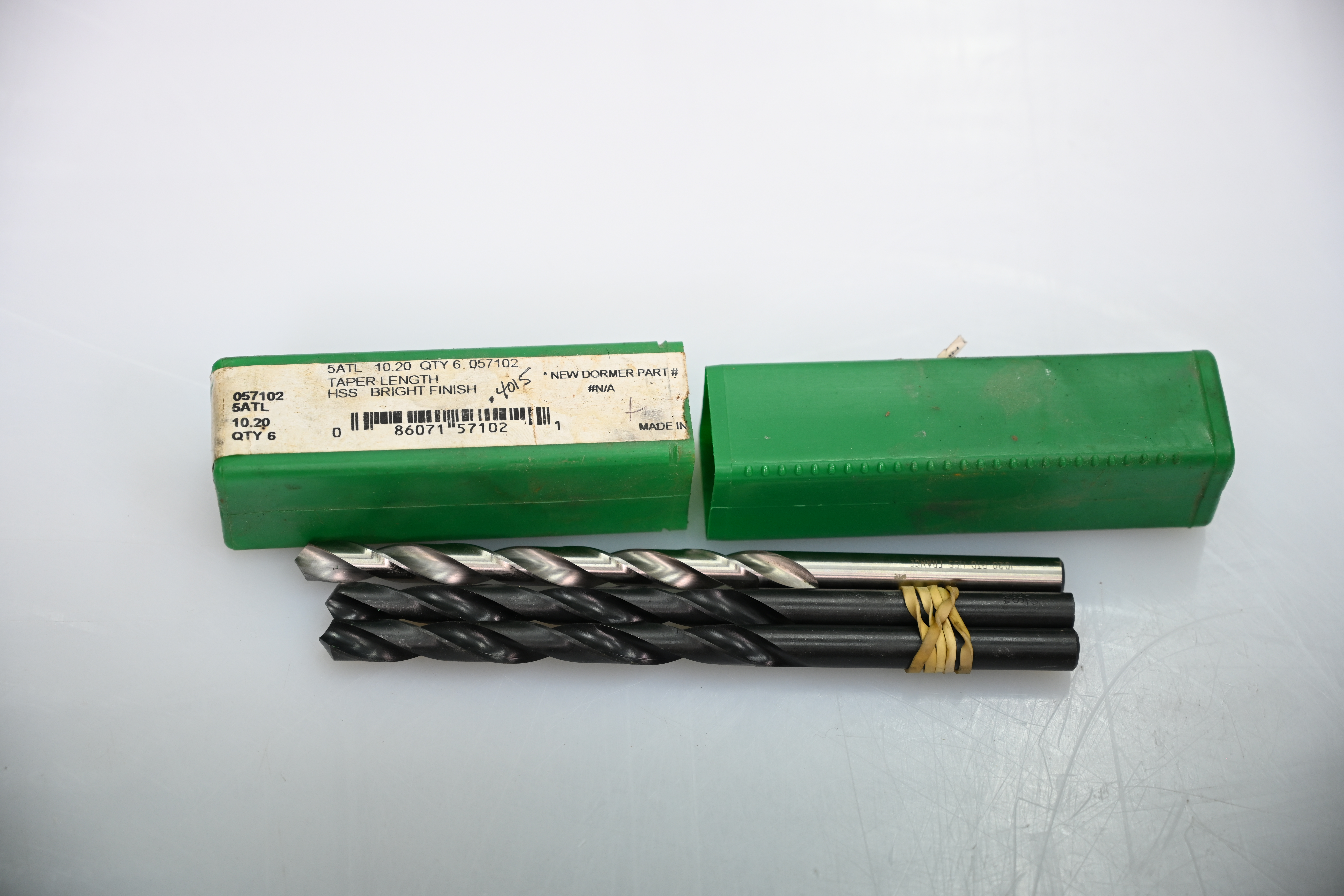 Dormer 10.20mm HSS Taper Length Drill Bits 6-Piece Set 057102 New